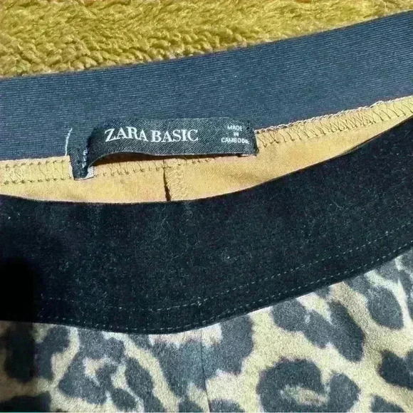 Zara Animal Print Stretch Leggings Pants JP008 - Picture 3 of 5